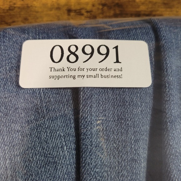 Judy Blue 18W Wide Leg Cropped Jeans Distressed Blue Denim 35x23 - Picture 13 of 13